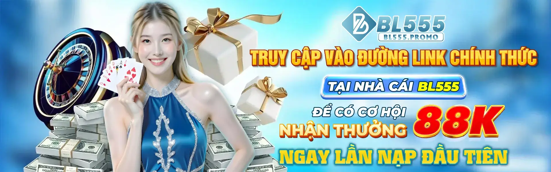 Truy cập vào đường link chính thức tại nhà cái BL555